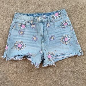 Floral Denim Women Shorts